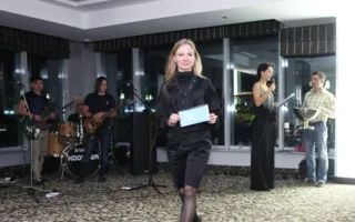 Показ новой коллекции авторских платьев «Нежность» Светланы Возиян на светском рауте в отеле «Аквамарин»