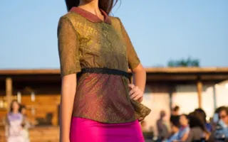 Второй показ украинского модельера Клавдии Качан в рамках Дней круизной моды Crimean Fashion week