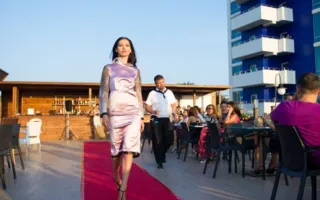 Второй показ украинского модельера Клавдии Качан в рамках Дней круизной моды Crimean Fashion week