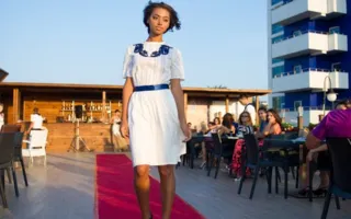 Второй показ украинского модельера Клавдии Качан в рамках Дней круизной моды Crimean Fashion week