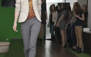 Кастинг моделей для участия в показе одежды в «Discount center»