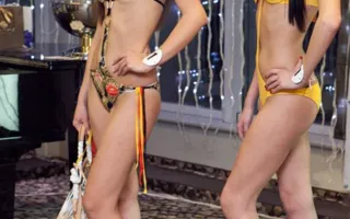 Дефиле в купальниках на конкурсе красоты «Top-models of Crimea-2013»